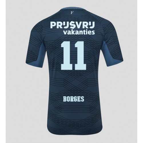 Stroje piłkarskie Feyenoord Goncalo Borges #11 Koszulka Wyjazdowej 2025-26 Krótki Rękaw